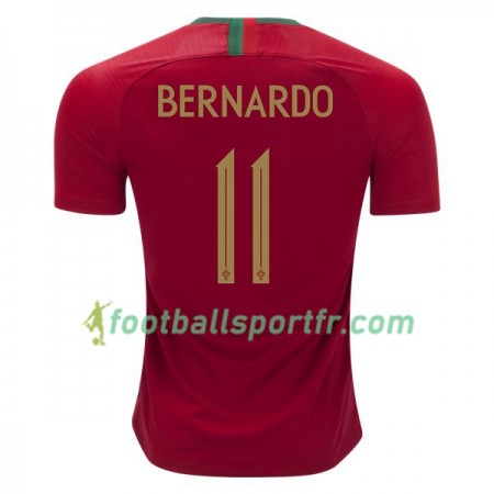 Tenue Portugal Bernardo 11 Domicile Coupe du monde 2018 Maillot de Foot